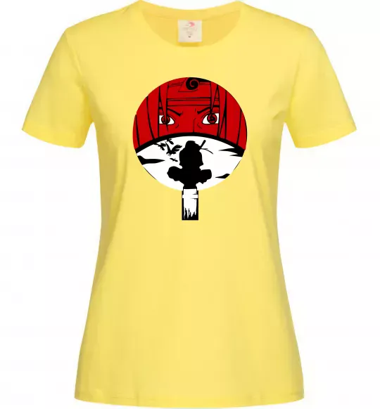 Жіноча футболка Ітачі Учіха коло Лимонний фото