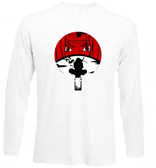 Лонгслив Ітачі Учіха коло Белый фото