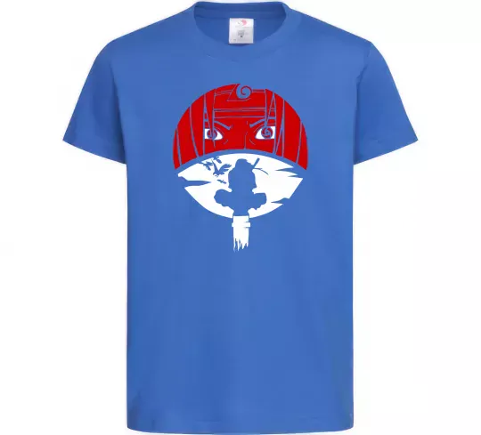 Дитяча футболка Ітачі Учіха коло Яскраво-синій фото