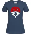 Жіноча футболка Ітачі Учіха коло Темно-синій фото