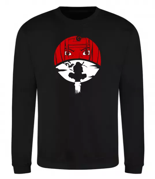 Свитшот Ітачі Учіха коло Черный фото