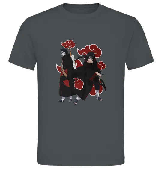 Мужская футболка Ітачі і Кісаме Графит фото