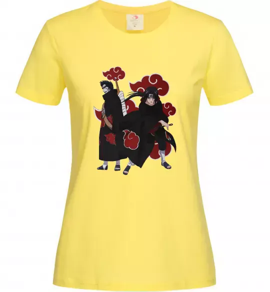 Женская футболка Ітачі і Кісаме Лимонный фото