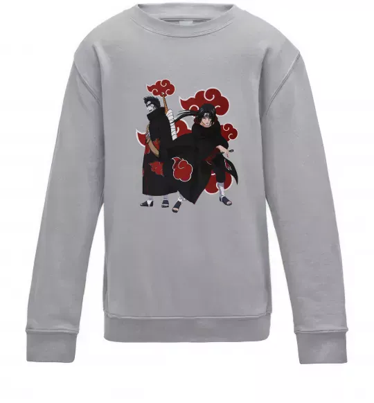 Детский Свитшот Ітачі і Кісаме Серый меланж фото