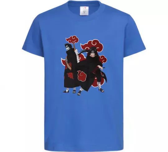 Детская футболка Ітачі і Кісаме Ярко-синий фото