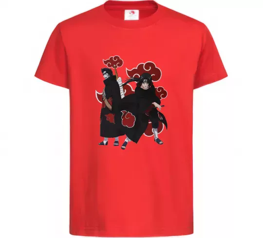 Детская футболка Ітачі і Кісаме Красный фото