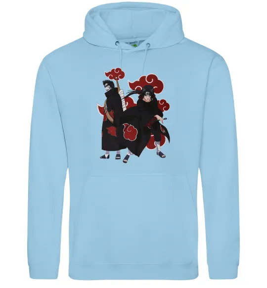 Жіноча толстовка (худі) Ітачі і Кісаме Блакитний фото