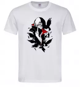 Мужская футболка Ітачі ворони Белый фото