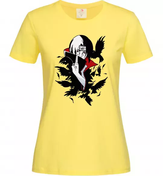 Жіноча футболка Ітачі ворони Лимонний фото