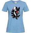 Жіноча футболка Ітачі ворони Блакитний фото