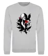 Свитшот Ітачі ворони Серый меланж фото