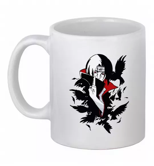 Чашка керамическая Ітачі ворони Белый фото