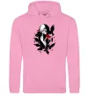 Мужская толстовка (худи) Ітачі ворони Розовый фото