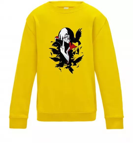 Детский Свитшот Ітачі ворони Солнечно желтый фото