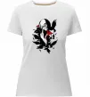 Женская премиум футболка Ітачі ворони Белый фото