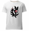 Мужская премиум футболка Ітачі ворони Белый фото