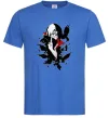 Чоловіча футболка Ітачі ворони Яскраво-синій фото