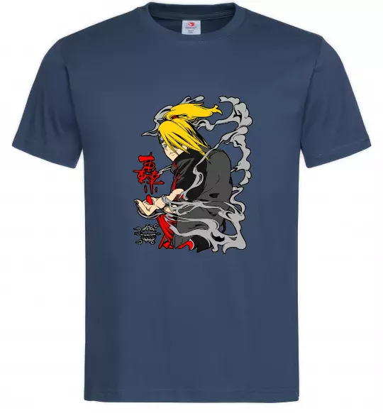 Чоловіча футболка Дейдара Темно-синій фото