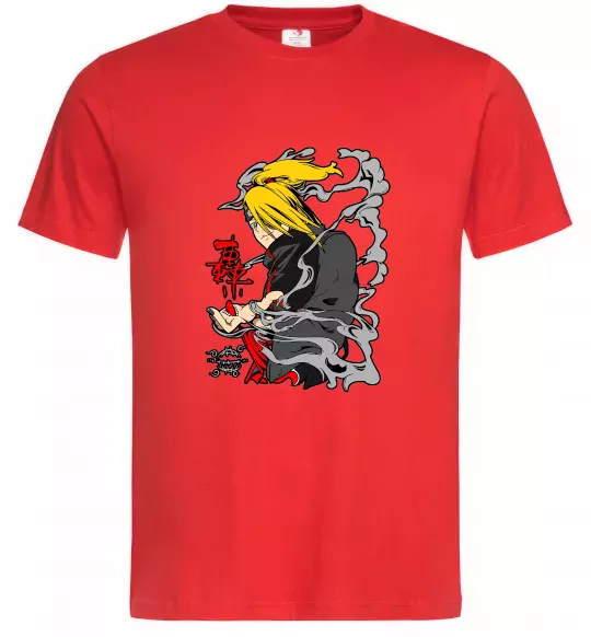 Чоловіча футболка Дейдара Червоний фото