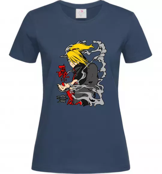 Жіноча футболка Дейдара Темно-синій фото