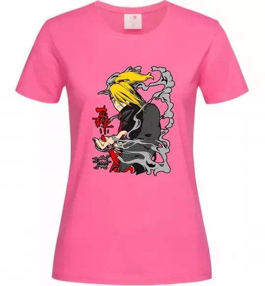 Жіноча футболка Дейдара Яскраво-рожевий фото