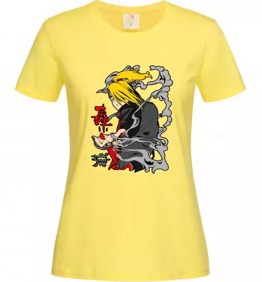 Жіноча футболка Дейдара Лимонний фото