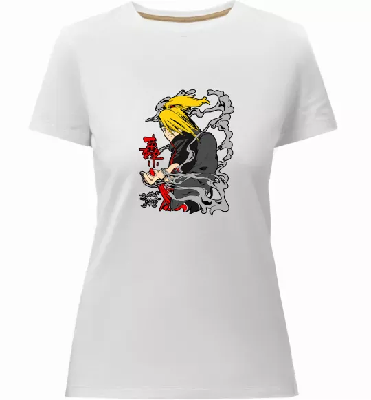 Жіноча преміум футболка Дейдара Білий фото