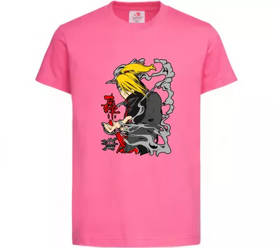 Детская футболка Дейдара Ярко-розовый фото