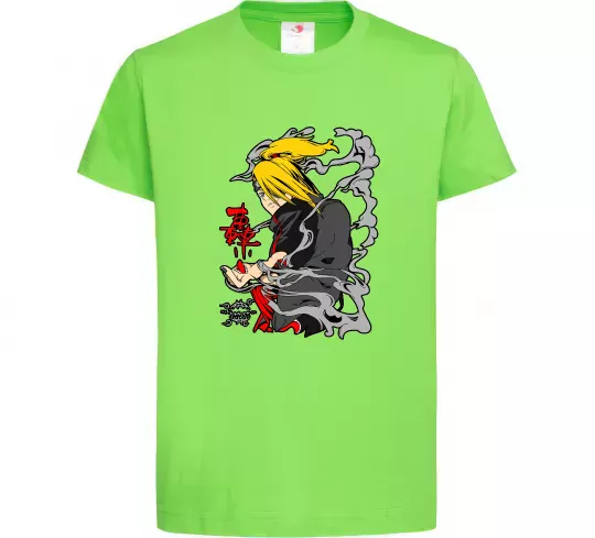 Детская футболка Дейдара Лаймовый фото