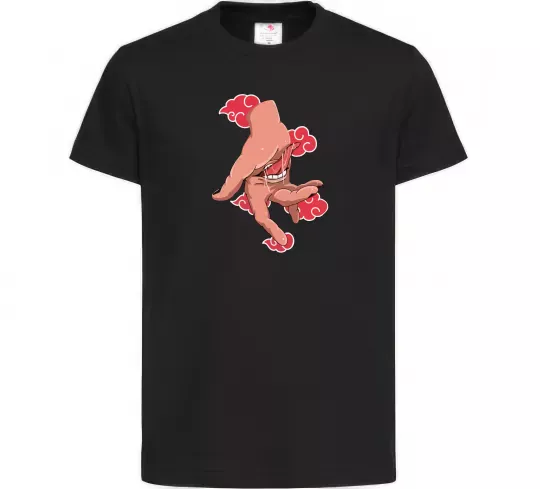 Дитяча футболка Дейдара рука Чорний фото