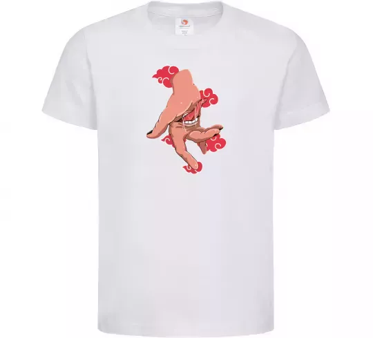 Дитяча футболка Дейдара рука Білий фото