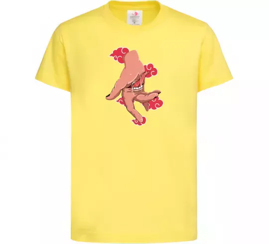 Дитяча футболка Дейдара рука Лимонний фото