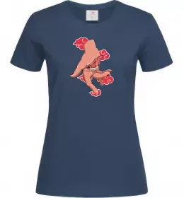 Жіноча футболка Дейдара рука Темно-синій фото