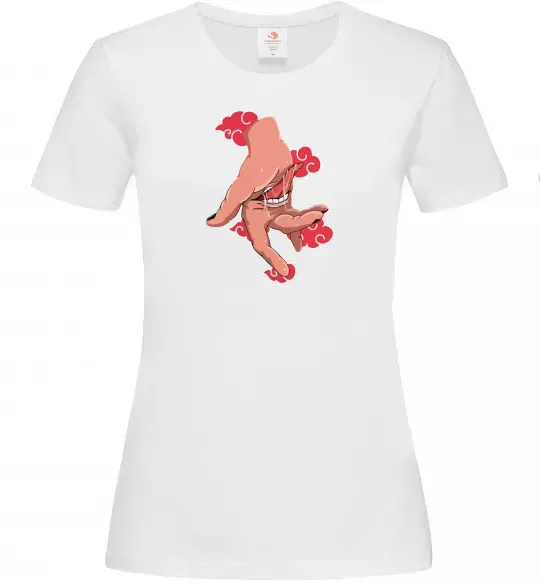 Жіноча футболка Дейдара рука Білий фото