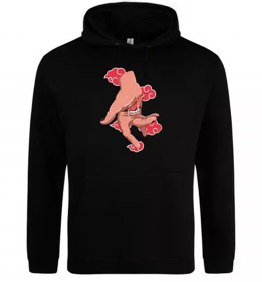 Жіноча толстовка (худі) Дейдара рука Чорний фото