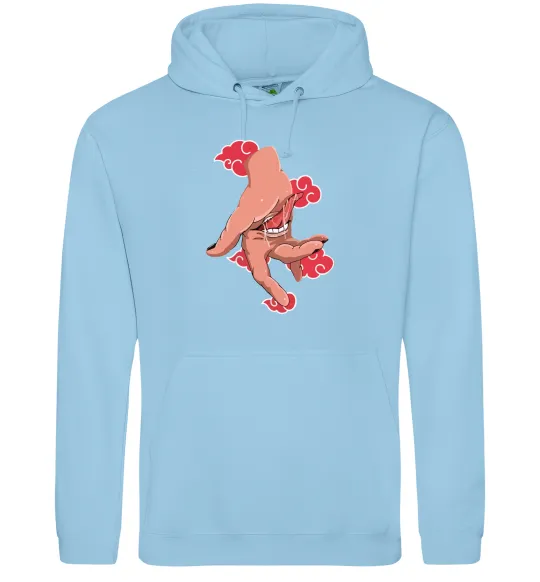 Женская толстовка (худи) Дейдара рука Голубой фото