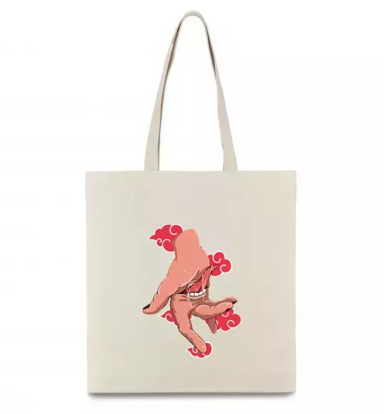 Эко-сумка Дейдара рука Бежевый фото