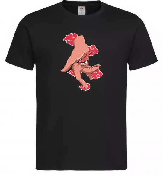 Мужская футболка Дейдара рука Черный фото