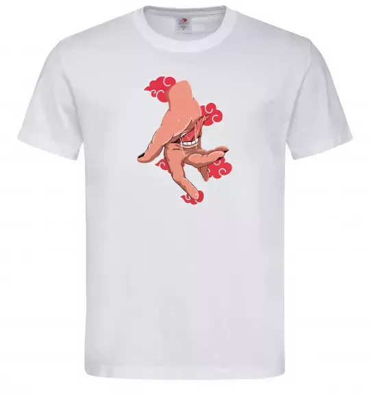 Мужская футболка Дейдара рука Белый фото