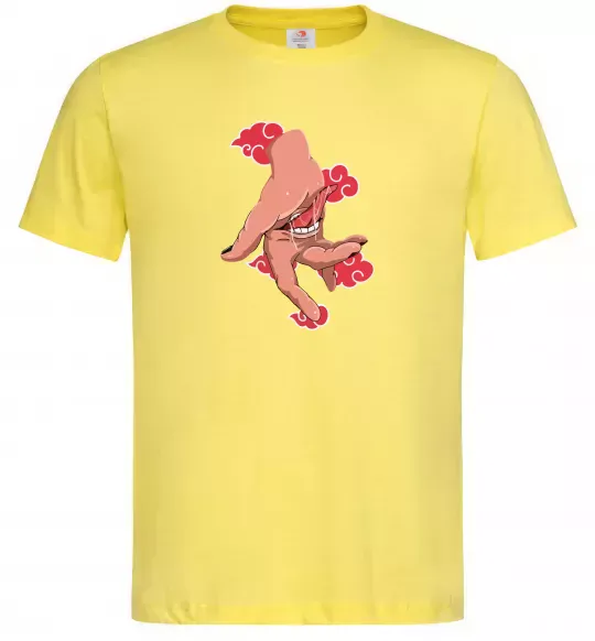 Мужская футболка Дейдара рука Лимонный фото