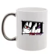 Чашка с цветной ручкой Uchiha Sasuke Серебро фото