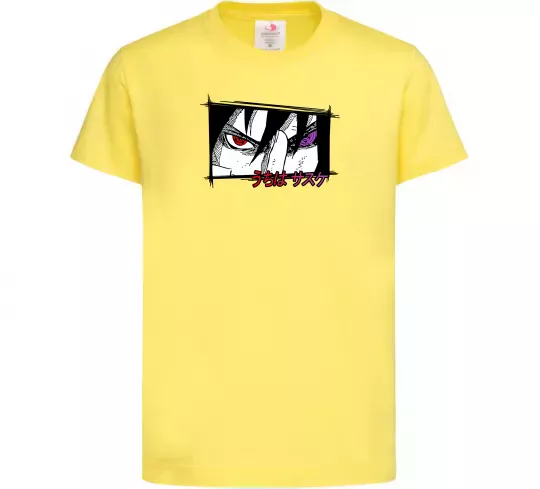 Детская футболка Uchiha Sasuke Лимонный фото