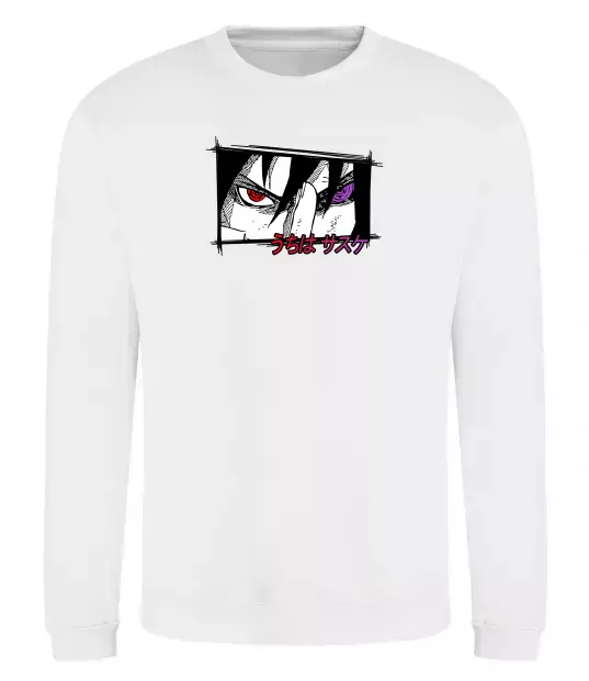 Свитшот Uchiha Sasuke Белый фото