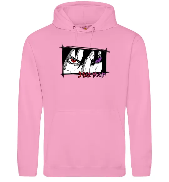Чоловіча толстовка (худі) Uchiha Sasuke Рожевий фото