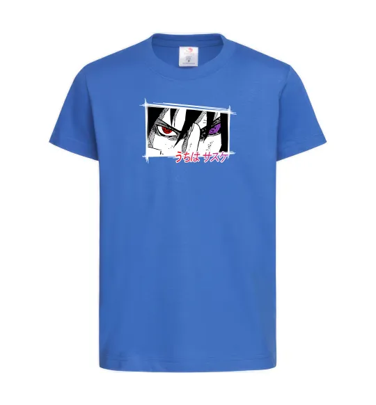 Детская футболка Uchiha Sasuke Ярко-синий фото