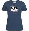 Жіноча футболка Uchiha Sasuke Темно-синій фото