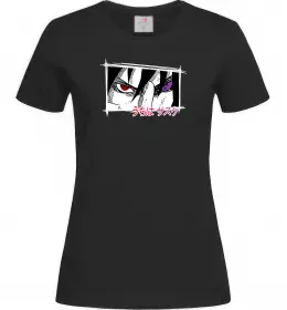 Женская футболка Uchiha Sasuke Черный фото