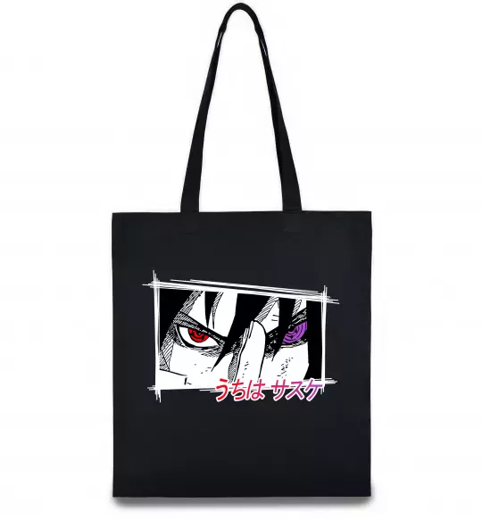 Эко-сумка Uchiha Sasuke Черный фото