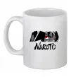 Чашка керамічна Naruito Uchiha Sasuke Білий фото