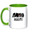 Чашка с цветной ручкой Naruito Uchiha Sasuke Зеленый фото